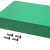 Aluminum enclosure, (L x W x H) 95 x 151 x 35 mm, green, IP54, 1590TRPCGR