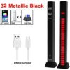 Wskaźnik wysterowania audio 32LED zasilany poprzez USB czarny