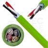 Kabel transmisyjny BiT E-BUS 2x2x0,8mm do magistrali instalacyjnej EIB KNX zielony 150V ekranowany drut Bitner