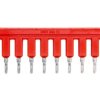 Mostek grzebieniowy 10P czerwony 2002-410/000-005 TOPJOBS