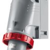 Złącze przemysłowe - zasilające 125A Wtyczka 415 V 3P + E Męski Scame Czerwony Montaż ścienny IP67