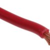 Jednożyłowy Kabel Sterowniczy Csa 4 Mm, Maks. +70C 1000 V Czerwony, Rs Pro
