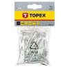 Nity aluminiowe 3.2 x 10 mm 50 szt. 43E302 TOPEX