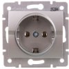 Logi Gniazdo Pojedyncze Schuko Śrubowy Srebrny 16A 250V 021220143 25204