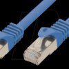 7.5m Patch cable,Cat.7 raw cable, blue, RJ45