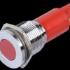 Q16F1CXXR12E Indicator LED, 12 V DC, 16 mm, FASTON, red/BrC