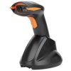 Manhattan 179768 Wireless Barcode Scanner Black Orange Handheld USB Type A