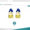 Patchcord RJ45/RJ45 S/FTP kat. 6A 3m AWG 26/7 LS0H niebieski DK-1644-A-030/B