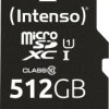 Intenso 512GB microSDXC Performance microSD 512 GB Class 10 UHS-I wodoszczelny