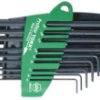Pin wrench kit, T5, T6, T7, T8, T8, T9, T10, T15, T20, T25, T27, T30, T40, T50, TORX, 366SZ13