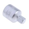 Adapter do nasadek, Piaskowane, Stal chromowo-wanadowa, rozm: 3/8 → 1/4 cala, typ: Kwadratowy, Przejściówka