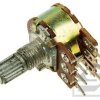 Potencjometr obrot.2x50K A logaryt. A50K-15mm Pbf