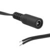 Gniazdo 5,5x2,5 z przewodem 2x0,35mm2, długość 1m
