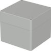 ABS enclosure, (L x W x H) 122 x 120 x 105 mm, light gray (RAL 7035), IP65, 03228000