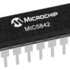 Przerzutnik, typu D, MIC5842YN, THT, 8-Bit 18-pinowy, DIP, 1-kanałowy, Microchip