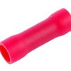 Tulejka izolowana złączka równoległa czerwona 0,5-1,5 100szt KLPR