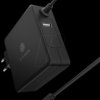 IB-PS101-PD USB charger, 90 W, 5 - 20 V, 1x USB-C, 1x USB-A, black