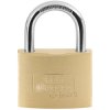 Burg Wächter 3031 Padlock Brass Body Hard Steel Bracket Double Locked