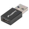 Adapter OTG Przejściówka USB 3.1 A / typ-C (wtyk / gniazdo) Lanberg