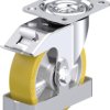 Blickle 901080 L-ALTH 125K-FI-FS Rolka obrotowa z blachy stalowej Średnica koła: 125 mm Maksymalne obciążenie: 250 kg 1