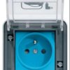 W.1 E-Vehicle Gniazdo ładowania pojazdów elektrycznych natynkowe 2P+E IP55 szary XEV080
