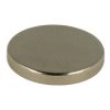 Magnes stały; cylindryczny; N38; 14mm; 2mm; niklowany; neodymowy