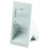 Module mounting, white, flush mounting, for AMJ, UMJ, 100021412