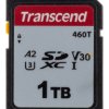 Karta SD SDXC, 1 TB Tak 3D, Transcend SDXC 460T -25 → +85°C