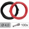 Quadrios 25CW130 Wire LiFY 4.0 mm² Red Black Set Harmonised Certified Cables