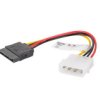 Kabel Zasilający Molex (F) - Sata(M) 15Cm Ca-Hdsa-10Cu-0015