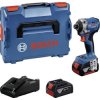 Bosch Professional GDR 18V-215 06019N2002 Wkrętarka udarowa akumulatorowa 215 Nm 18 V Ilość dołączonych baterii 2 4.0 Ah