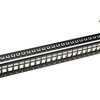 Modularny nieobłożony patch panel Solarix 24 porty czarny 1U SX24M-0-STP-BK-UNI