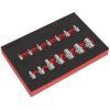Sealey AK61807 TRX-Star* Socket Set 14pc 1/4", 3/8" & 1/2"Sq Drive E4-E24