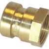 Miedziany łącznik rurowy, Łącznik, kierunek mocowania: Proste, rodzaj: Żeński, rozmiar rury: 15mm, standard: G, gwint: