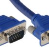 Kabel VGA złącze A Męskie złącze B Męskie długość 1m Niebieski RS PRO