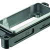 Surface mount housing, size 16B, die-cast aluminum, screw locking, IP69/IPX9K/IP68/IP65, 09400160368