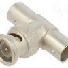 Złącze BNC TEE ADAPTOR JACK/PLUG/JACK 50 OHMS 73148-5003