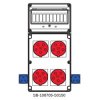 Rozdzielnica 4x5x32A 2x3x16A INA=32A IP54 SB-108705-S0150-54