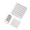 Set of 3 passive aluminum heat sinks for Raspberry Pi A + B with thermally conductive special adhesive foil