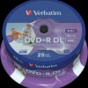 43667 Verbatim DVD+R 8.5 GB, 25 discs, double layer, print