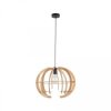 Lampa wisząca z nowoczesnym klatkowym kloszem w kolorze dębu na E27 VENUS WOOD M 6886 TK Lighting