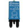 Moduł; sygnalizacyjny; zabezpieczający; 99.80.0.230.98; 110÷240V; DC; AC; zielony; polaryzacja A1+; do gniazda; niebieski; Finde
