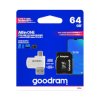Goodram All in One M1A4 - karta pamięci microSD 64GB 100 MB/s klasa 10 + adapter + czytnik OTG