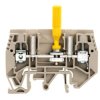 Disconnect/test-disconnect terminal block, screw connection, 0.5-10 mm², 41 A, 6 kV, dark beige, 1938820000