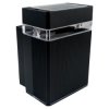 Oprawa elewacyjna GU10 50W IP54 czarna kinkiet lampa ścienna NESSA GTV LD-NESSAGU10J-20