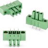 Pin header, 3 pole, pitch 3.81 mm, straight, green, 691308330003