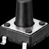 DTSM-65K-V-T/R Short stroke button, SMD, 1 NO, 6 x 6 x 7 mm