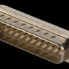 105-25-1-3-0 D-SUB plug, 25-pin, stamped contacts, gold plated