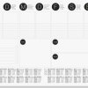 Sigel H6506 Podkładka na biurko Plan tygodniowy biały, czarny (S x W) 42 cm x 29.70 cm