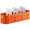 Puszka podtynkowa poczwórna 60mm pomarańczowa M4x60F Multiwall SIMET
